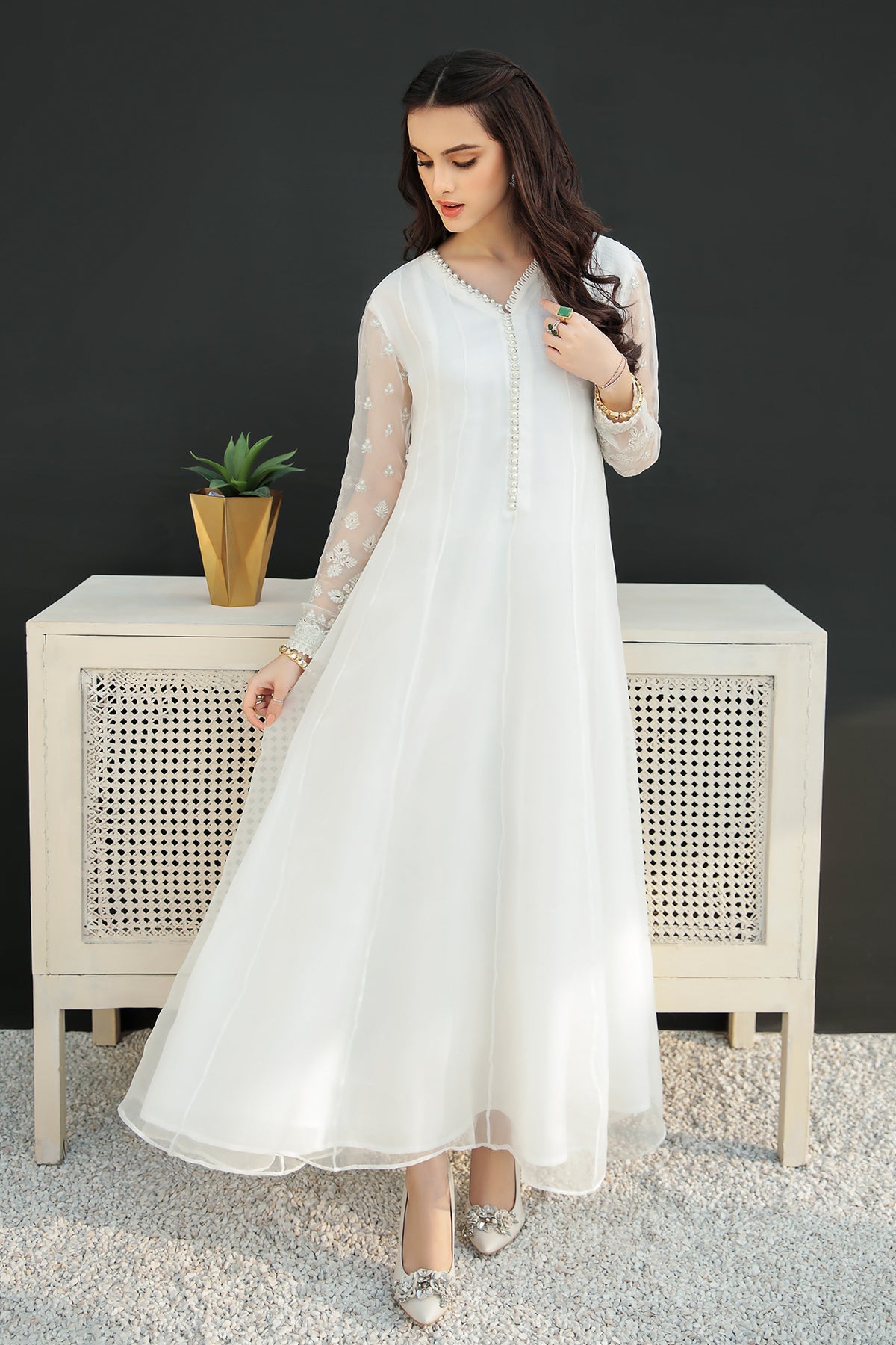Baroque - Embroidered Chiffon PR-557