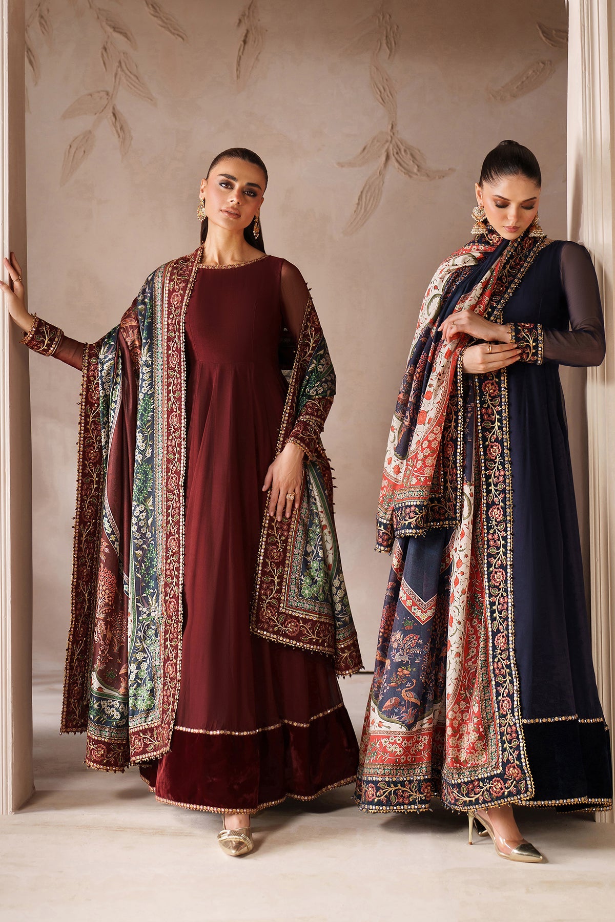 Baroque - Embroidered Chiffon PR-1204