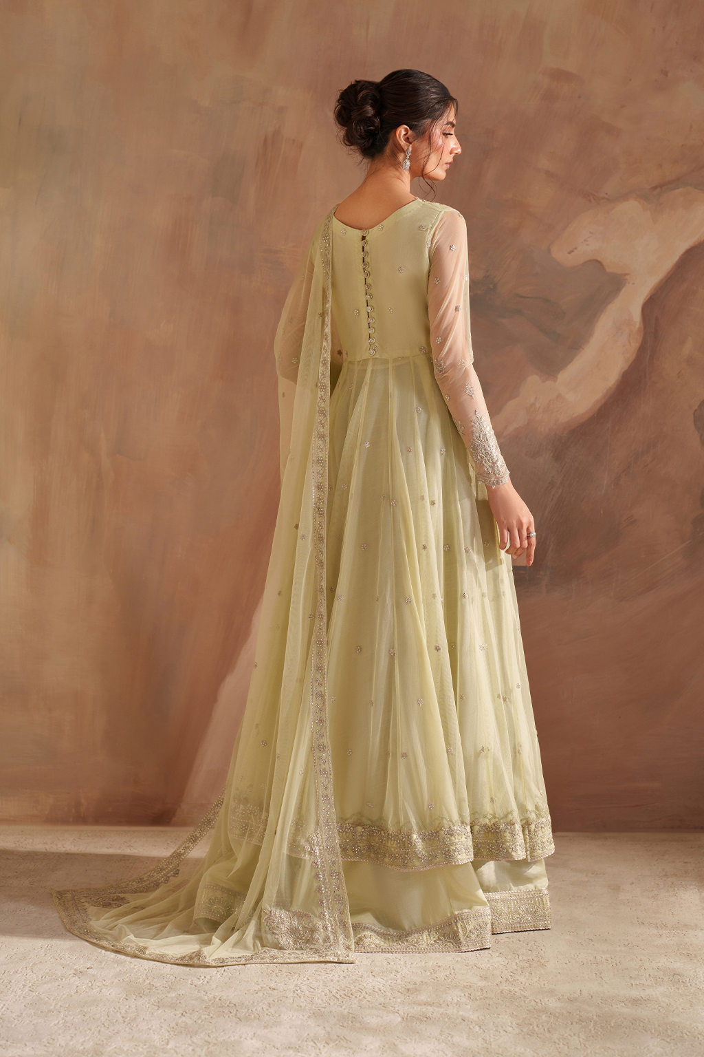 Iznik - Cc-73 Embroidered Net