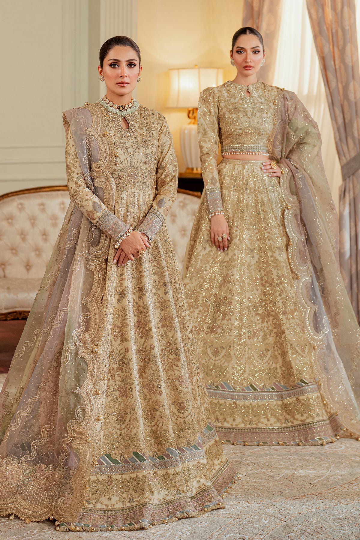Baroque - Embroidered Net Ch13-06 Unstitched