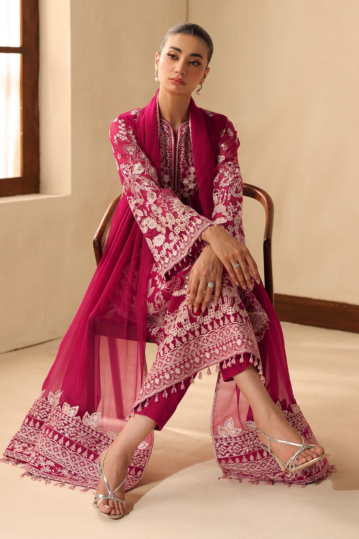 Baroque - Embroidered Chiffon SF-4491