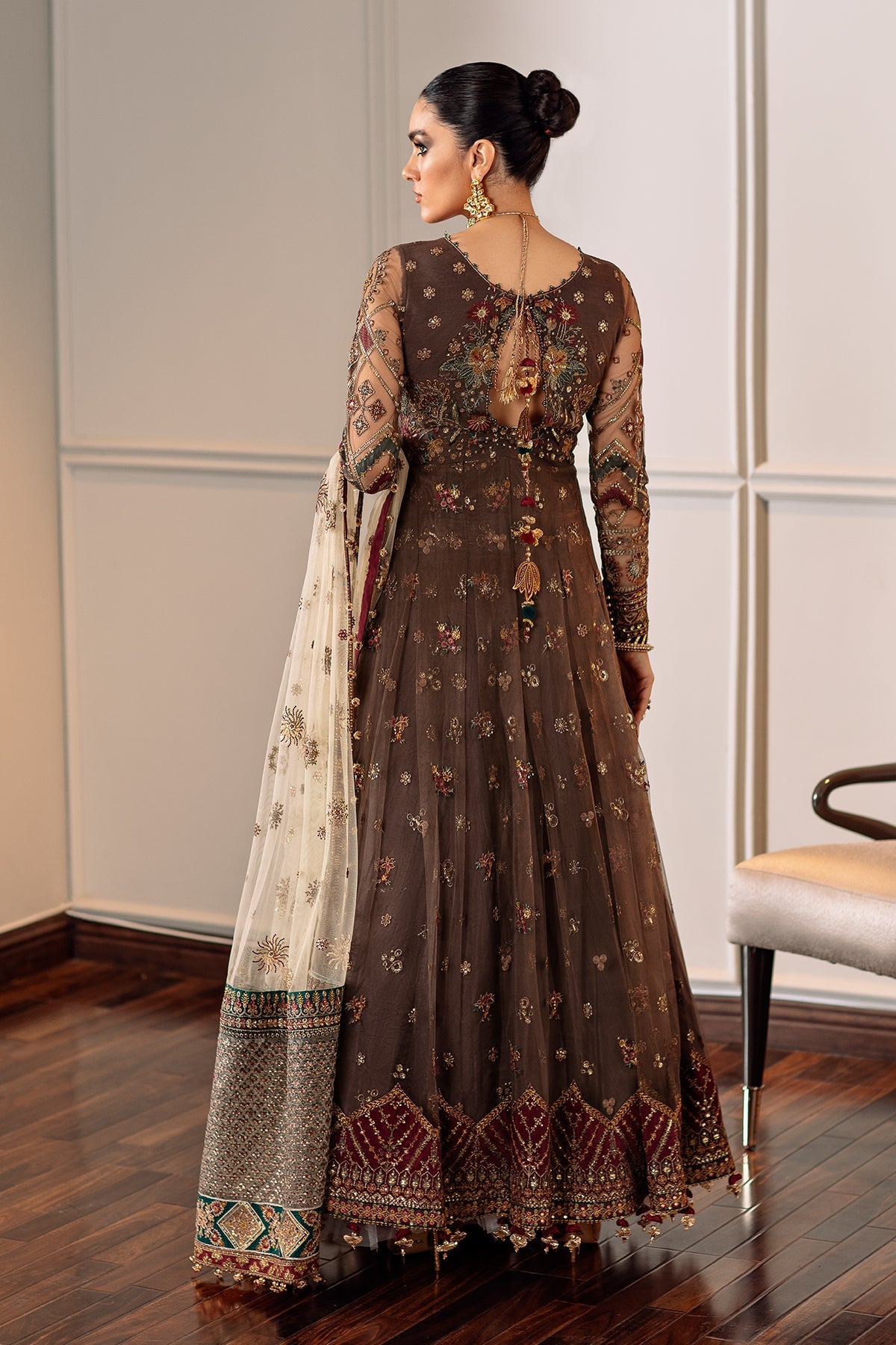 Baroque - Embroidered Net Ch09-02 Unstitched