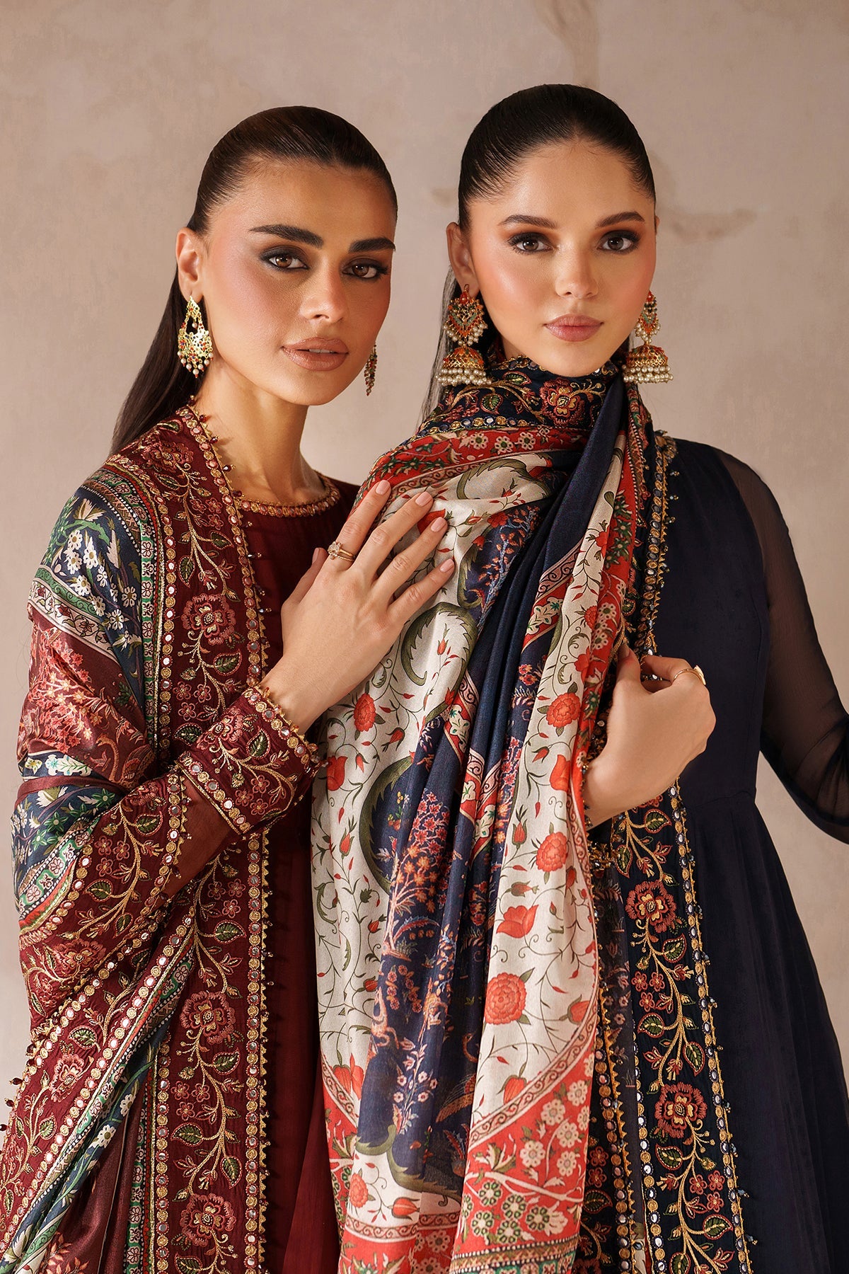 Baroque - Embroidered Chiffon PR-1204