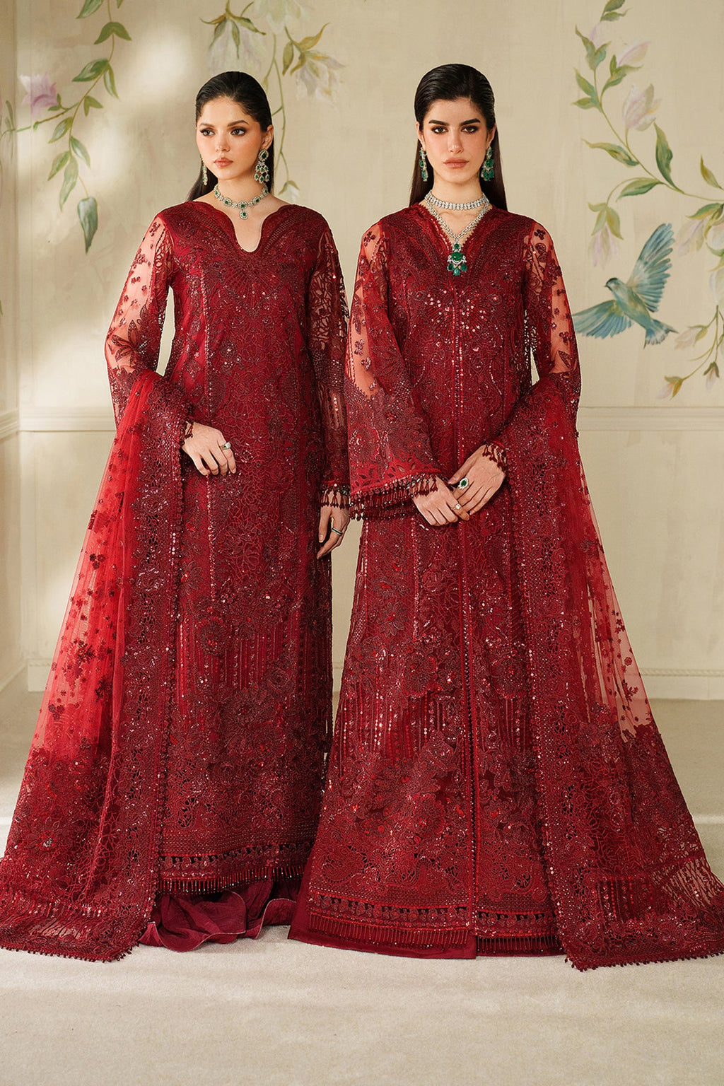 Baroque - Embroidered Net Ch14-01 Unstitched