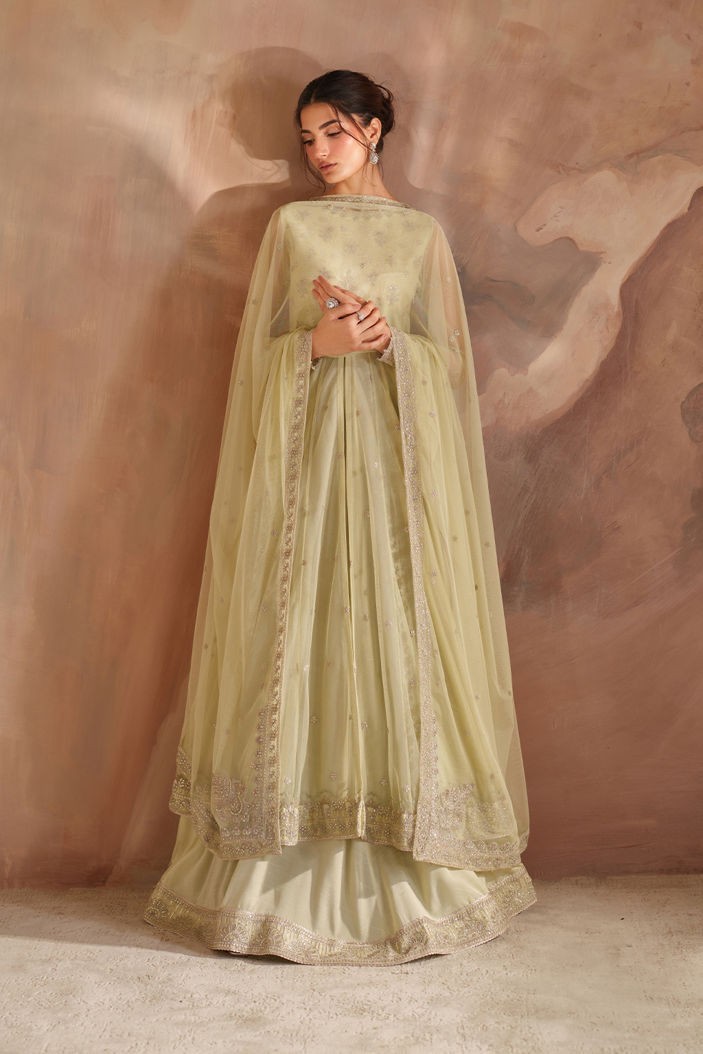 Iznik - Cc-73 Embroidered Net