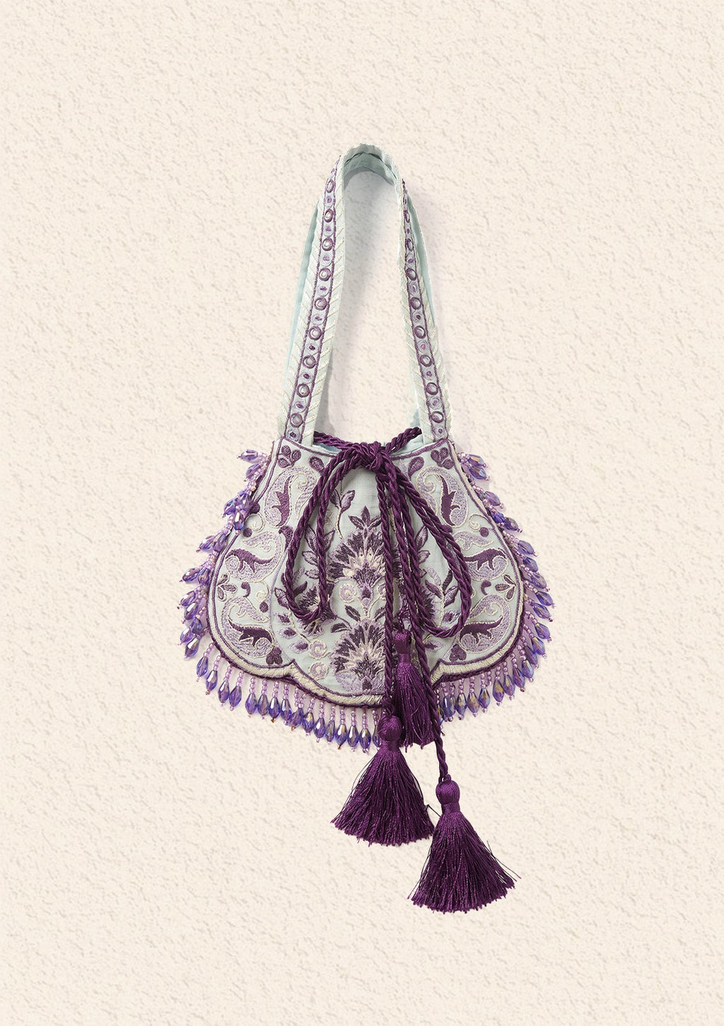 Aik Atelier - Bag - Blue Silk Lwa26
