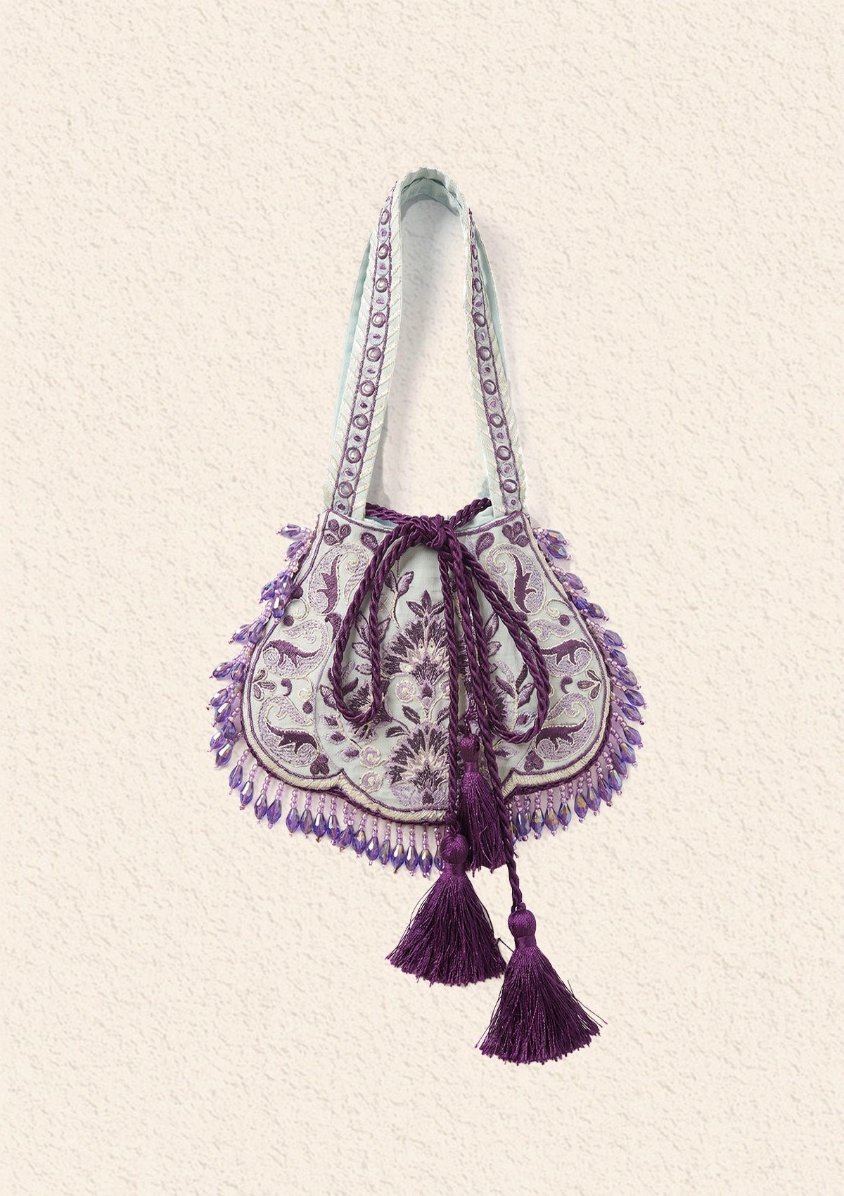 Aik Atelier - Bag - Blue Silk Lwa26