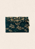 Aik Atelier - Clutch - Teal Silk Wdb23