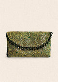 Aik Atelier - Clutch - Green Sequin Maa25