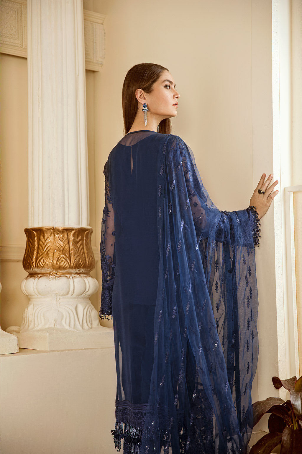 Baroque - Embroidered Chiffon Ch06-02 Unstitched
