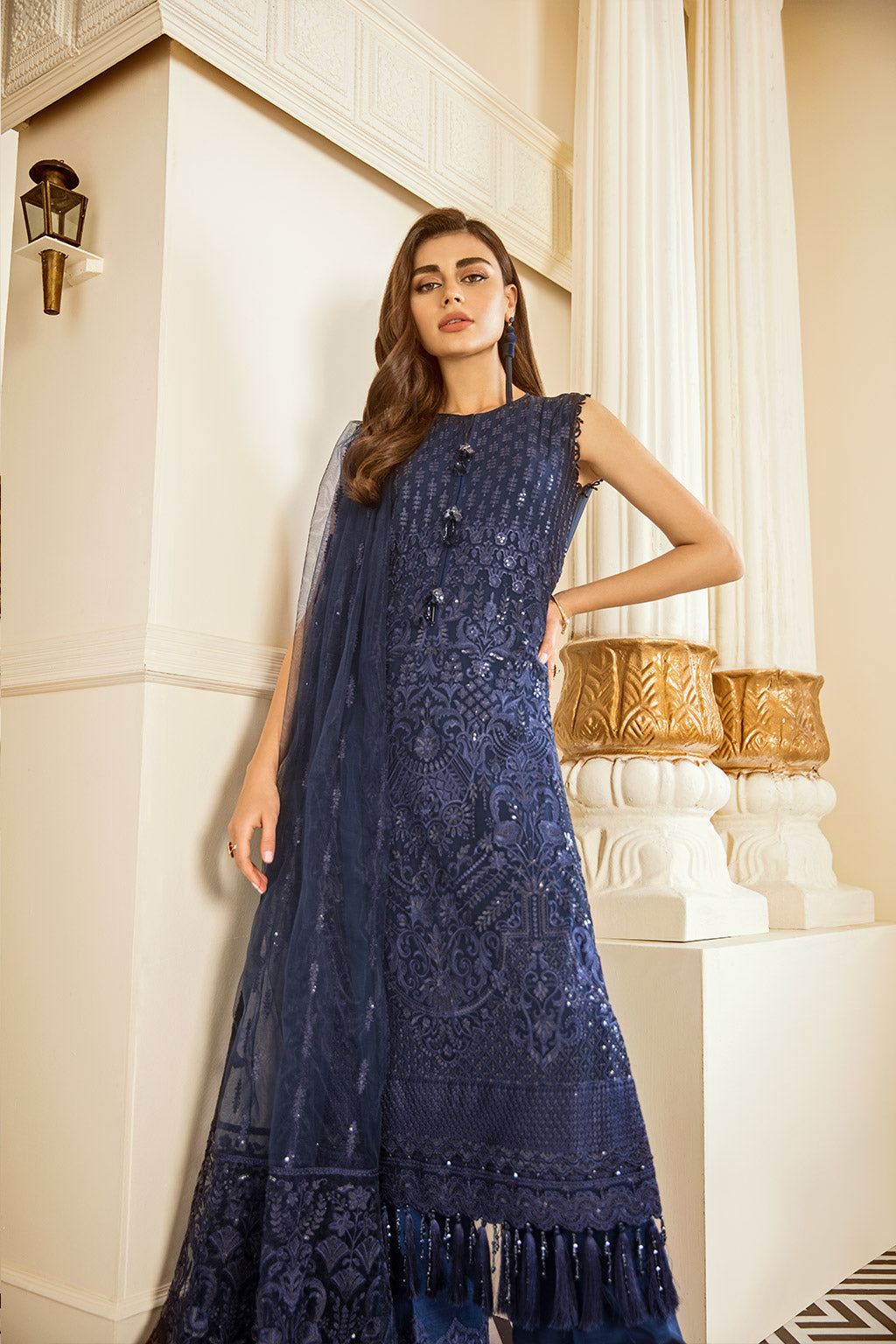 Baroque - Embroidered Chiffon Ch06-02 Unstitched