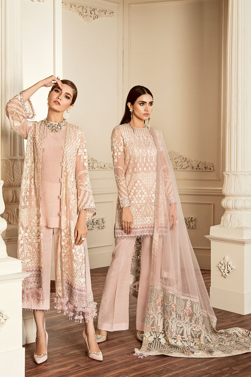 Baroque - Embroidered Chiffon Ch05-09 Stitched