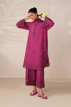 Iznik - Ue-593 Embroidered Textured Lawn