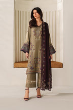 Iznik - Ue-614 Embroidered Ramen Silk