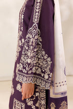 Baroque - Embroidered Self Jacquard UF-4479