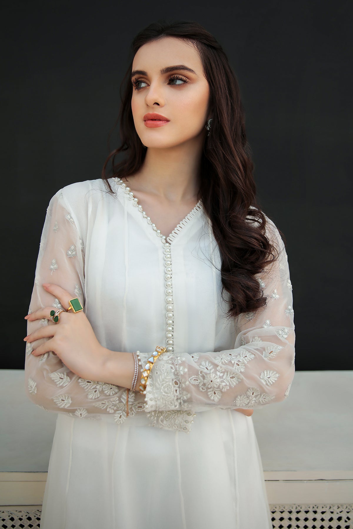 Baroque - Embroidered Chiffon PR-557