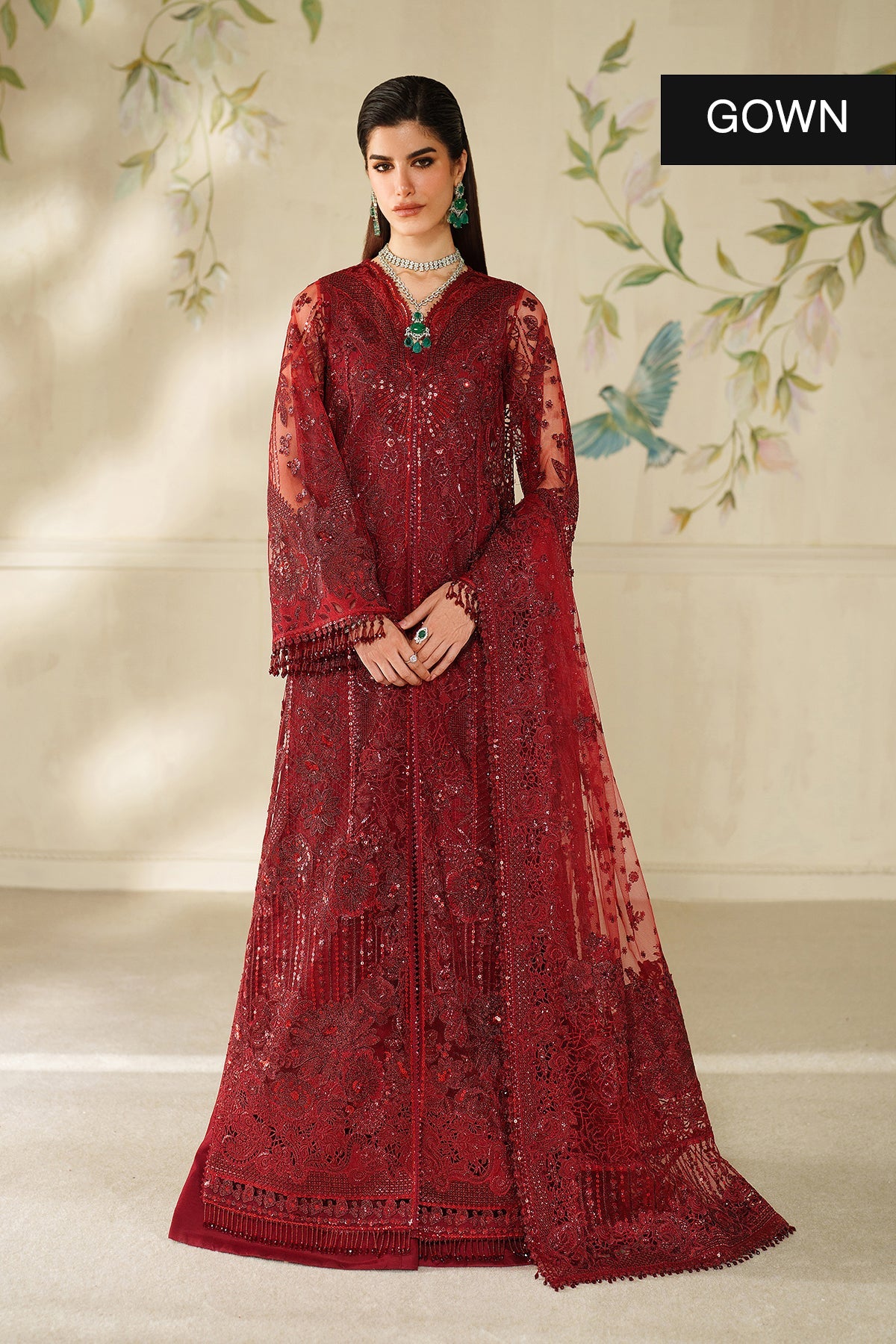 Baroque - Embroidered Net Ch14-01 Unstitched