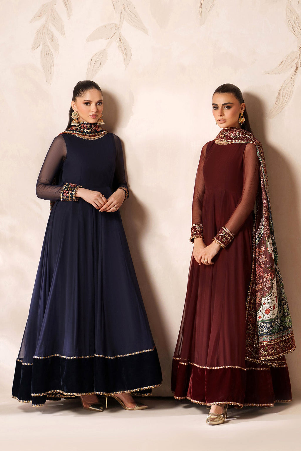 Baroque - Embroidered Chiffon PR-1204