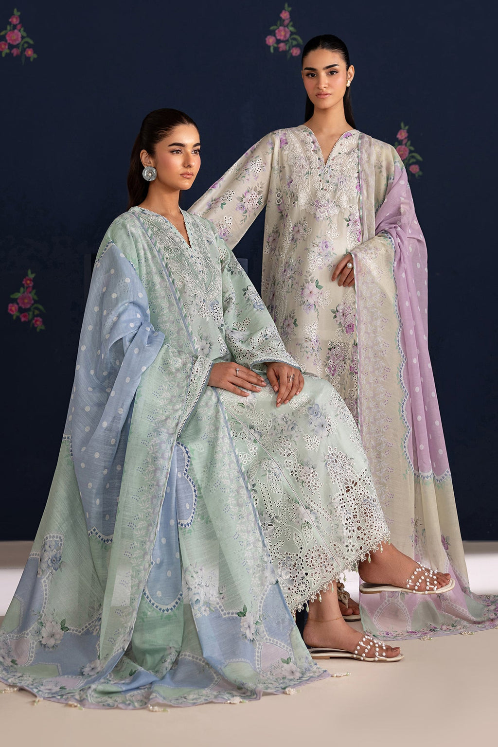 Baroque - Embroidered Lawn UF-4470