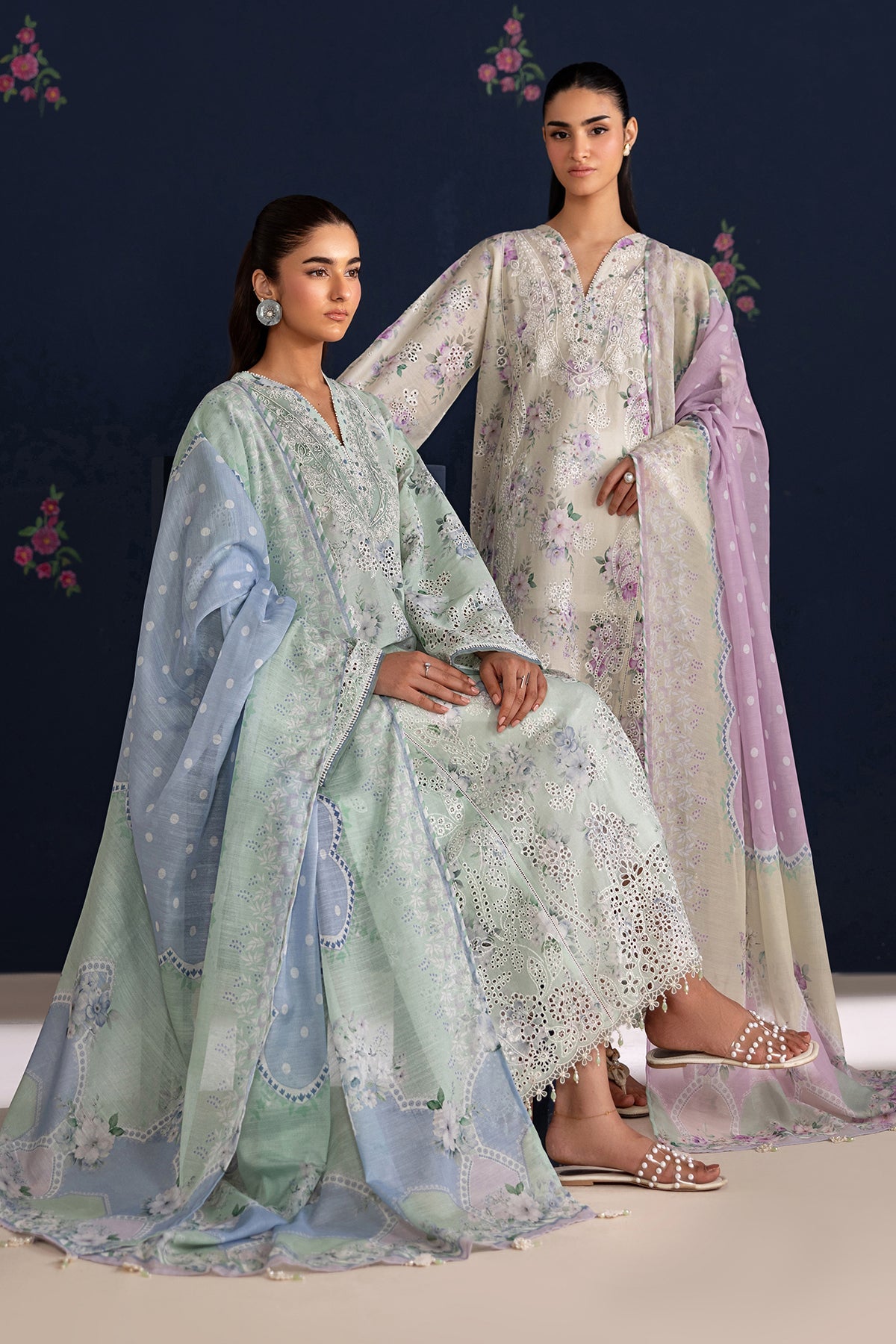 Baroque - Embroidered Lawn UF-4469