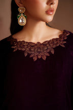 Iznik - Iv-57 Embroidered Velvet