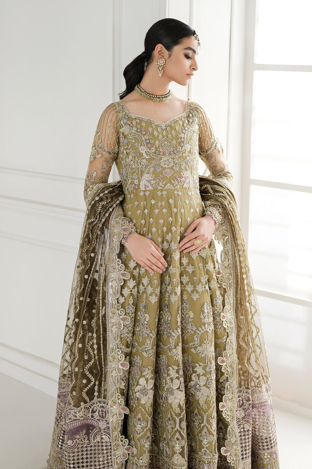 Baroque - Embroidered Net Ch10-02 Unstitched