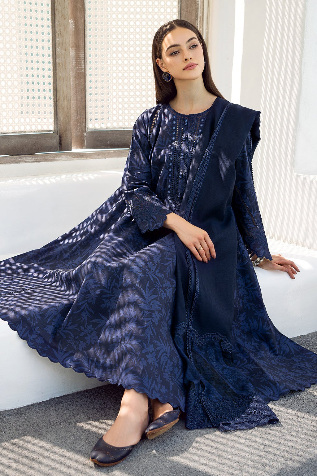 Baroque - Embroidered PRinted Lawn UF-544