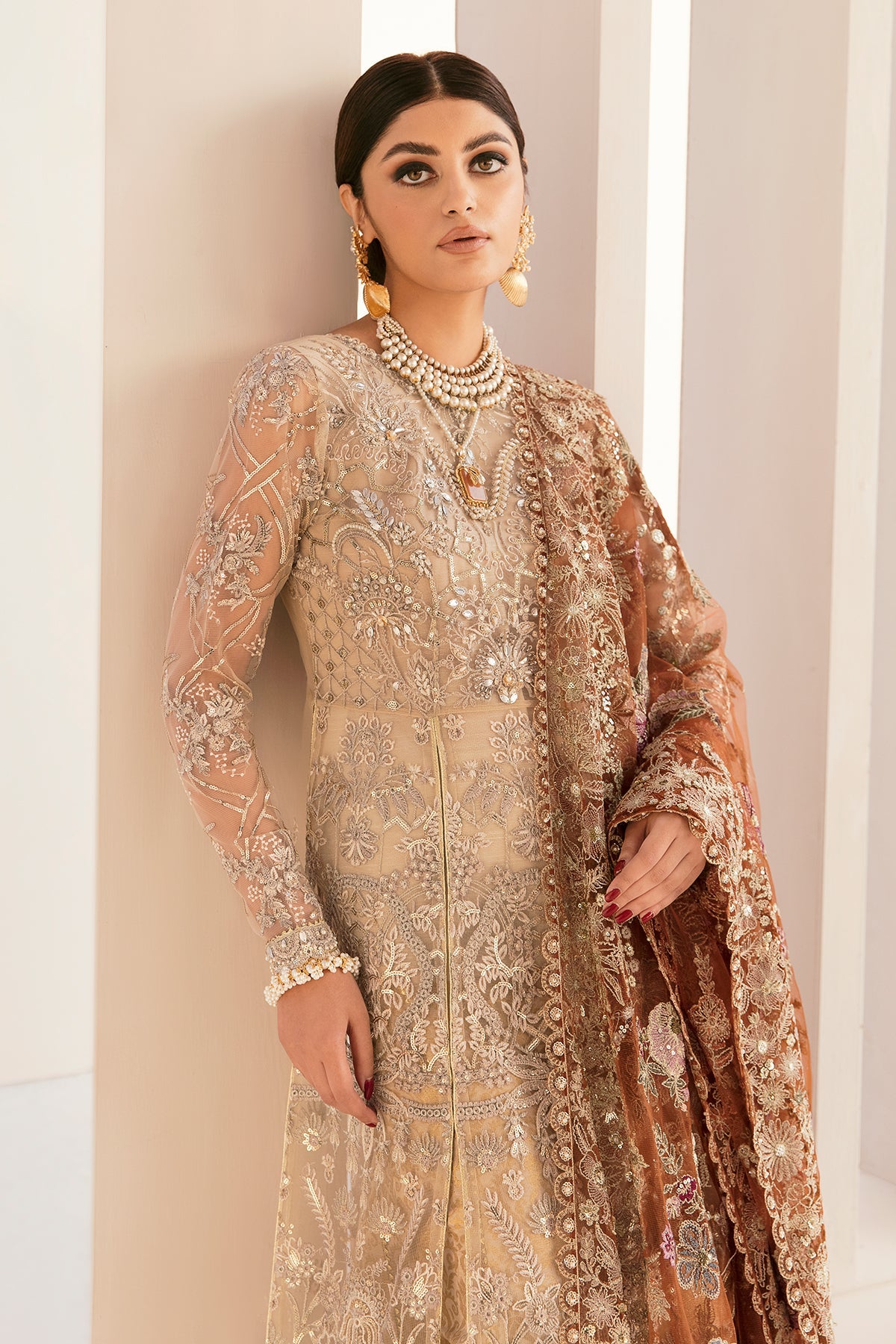 Baroque - Embroidered Net Ch11-03 Unstitched