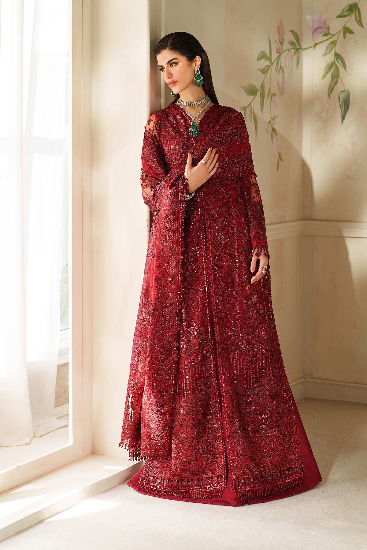 Baroque - Embroidered Net Ch14-01 Unstitched