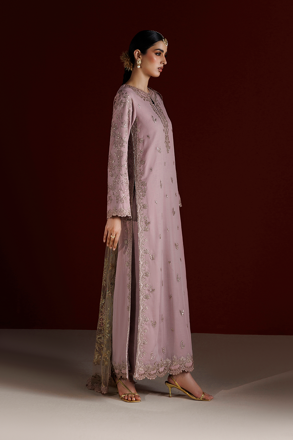 Iznik - Cc-106 Embroidered Chiffon