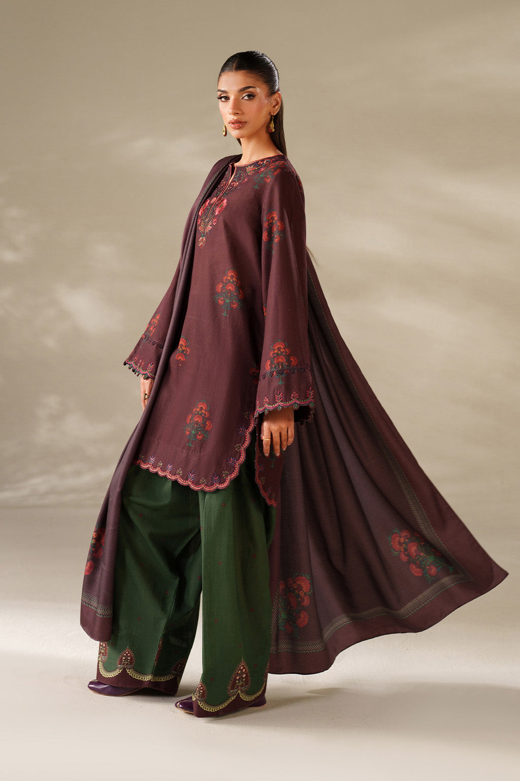 Iznik - Ue-562  Printed Khaddar