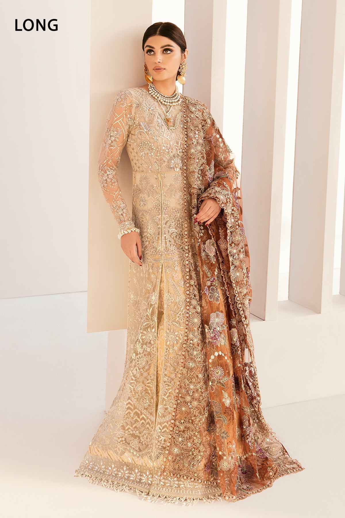 Baroque - Embroidered Net Ch11-03 Unstitched