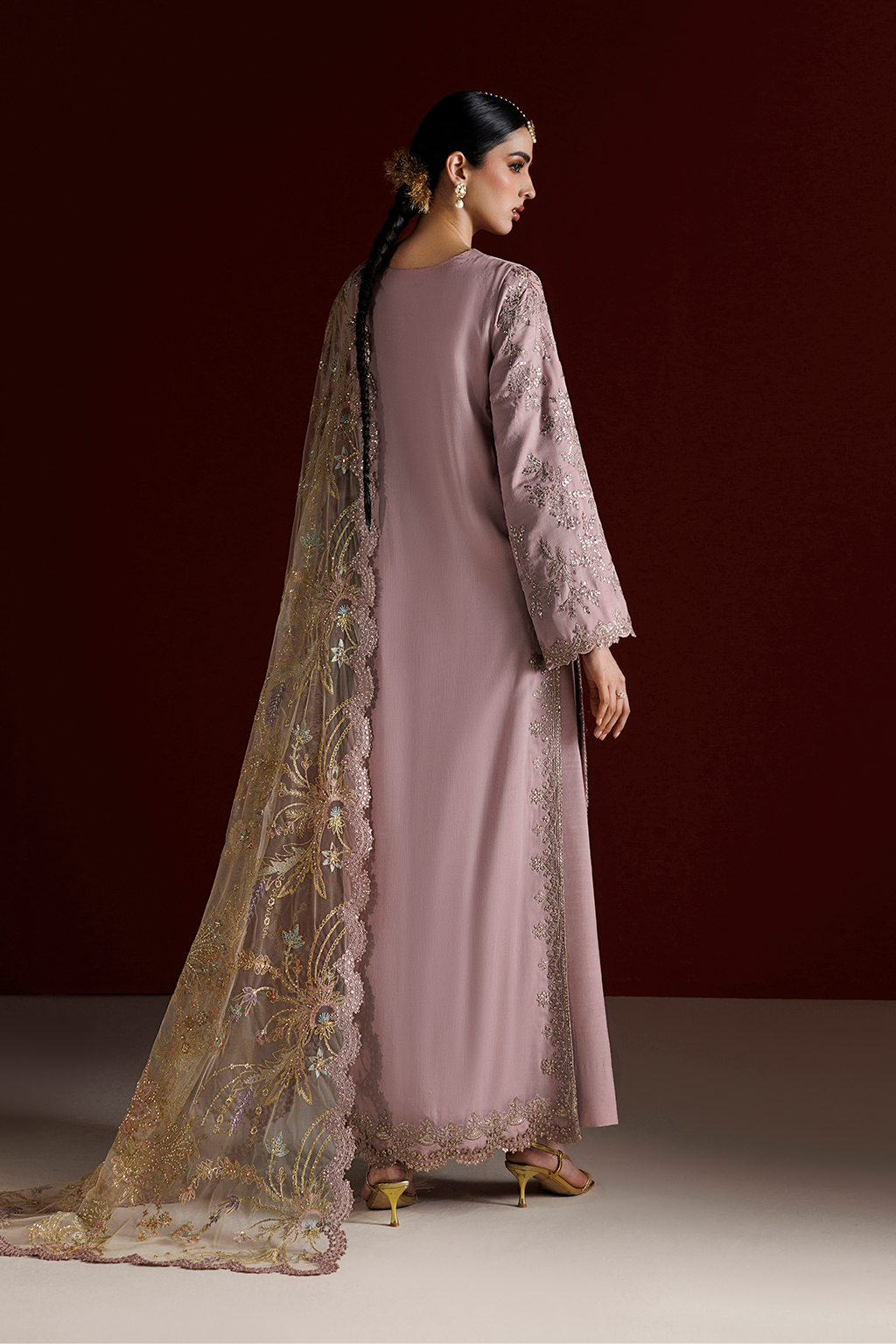 Iznik - Cc-106 Embroidered Chiffon