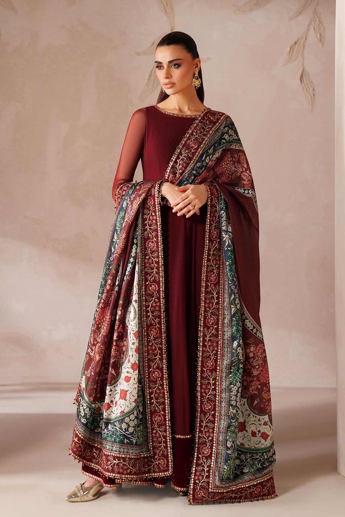 Baroque - Embroidered Chiffon PR-1204