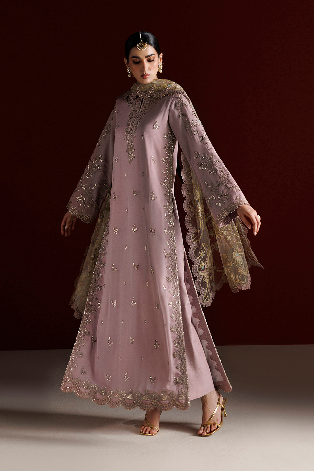 Iznik - Cc-106 Embroidered Chiffon