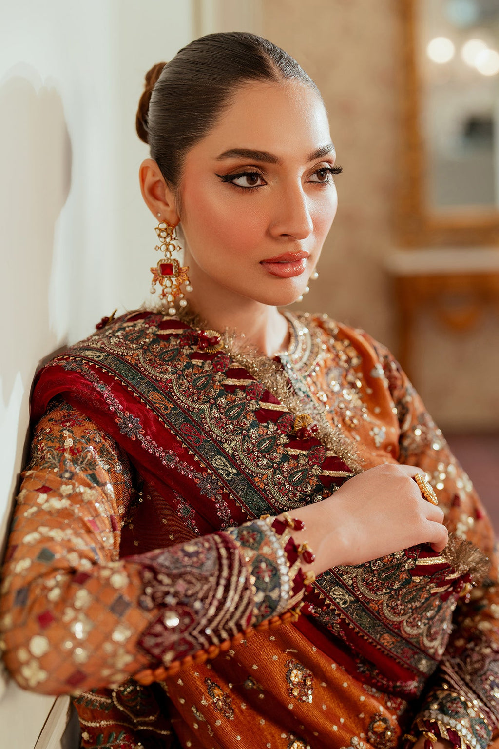 Baroque - Embroidered Net Ch13-01 Unstitched