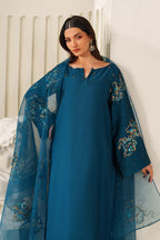 Iznik - Ue-616  Embroidered Ramen Silk