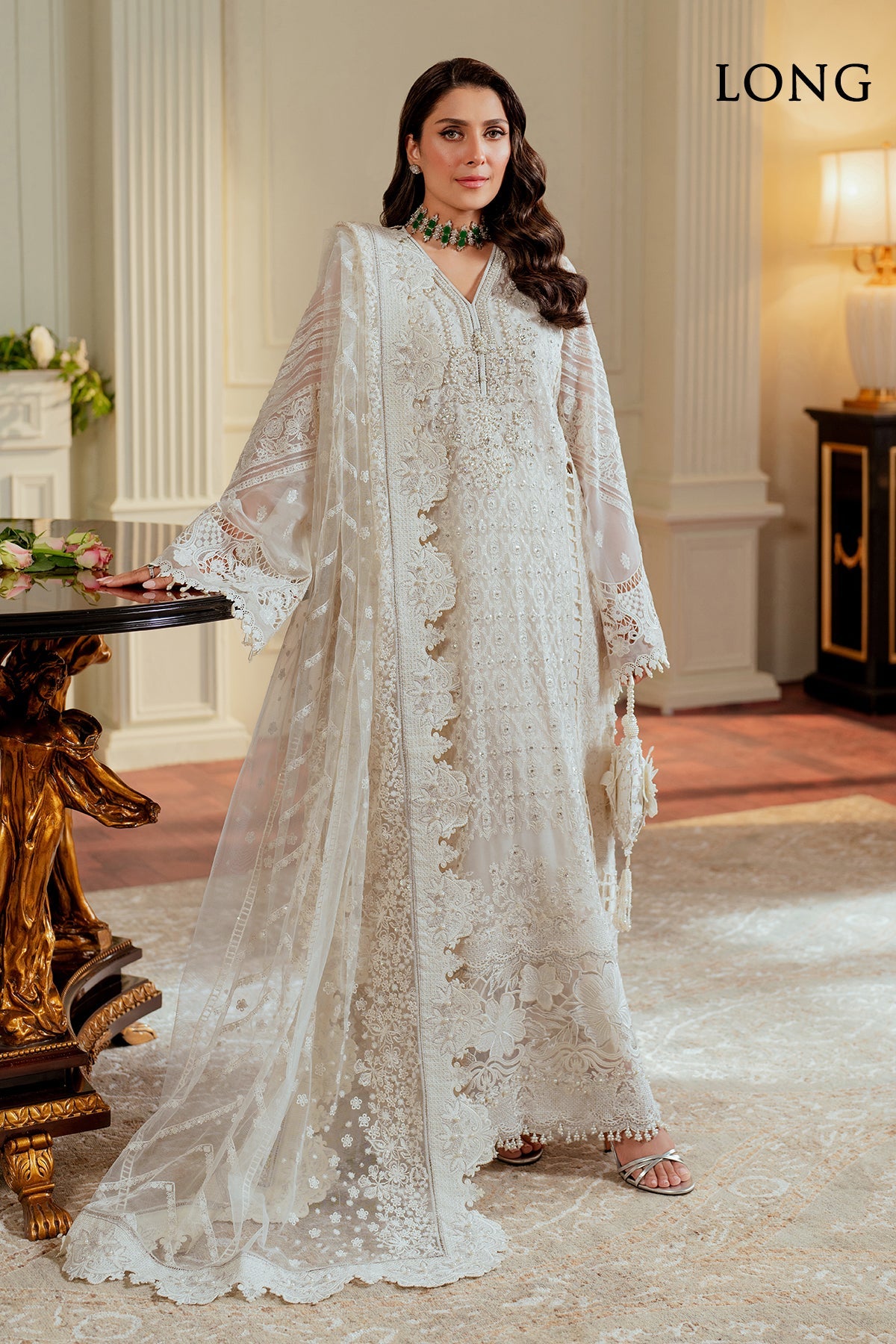 Baroque - Embroidered Chiffon Ch13-02 Unstitched