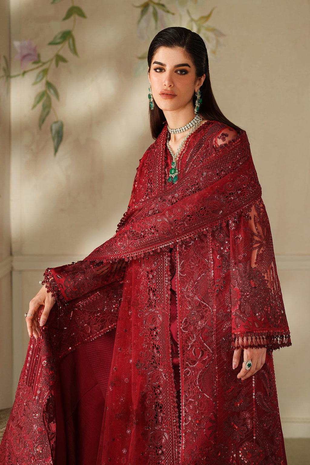 Baroque - Embroidered Net Ch14-01 Unstitched