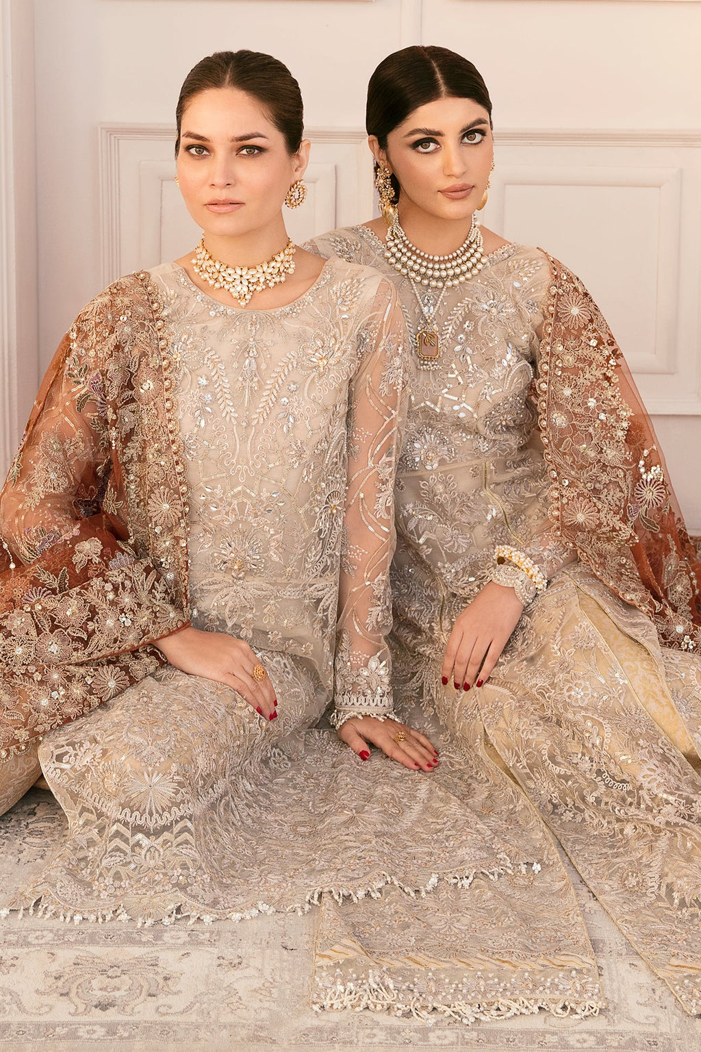 Baroque - Embroidered Net Ch11-03 Unstitched