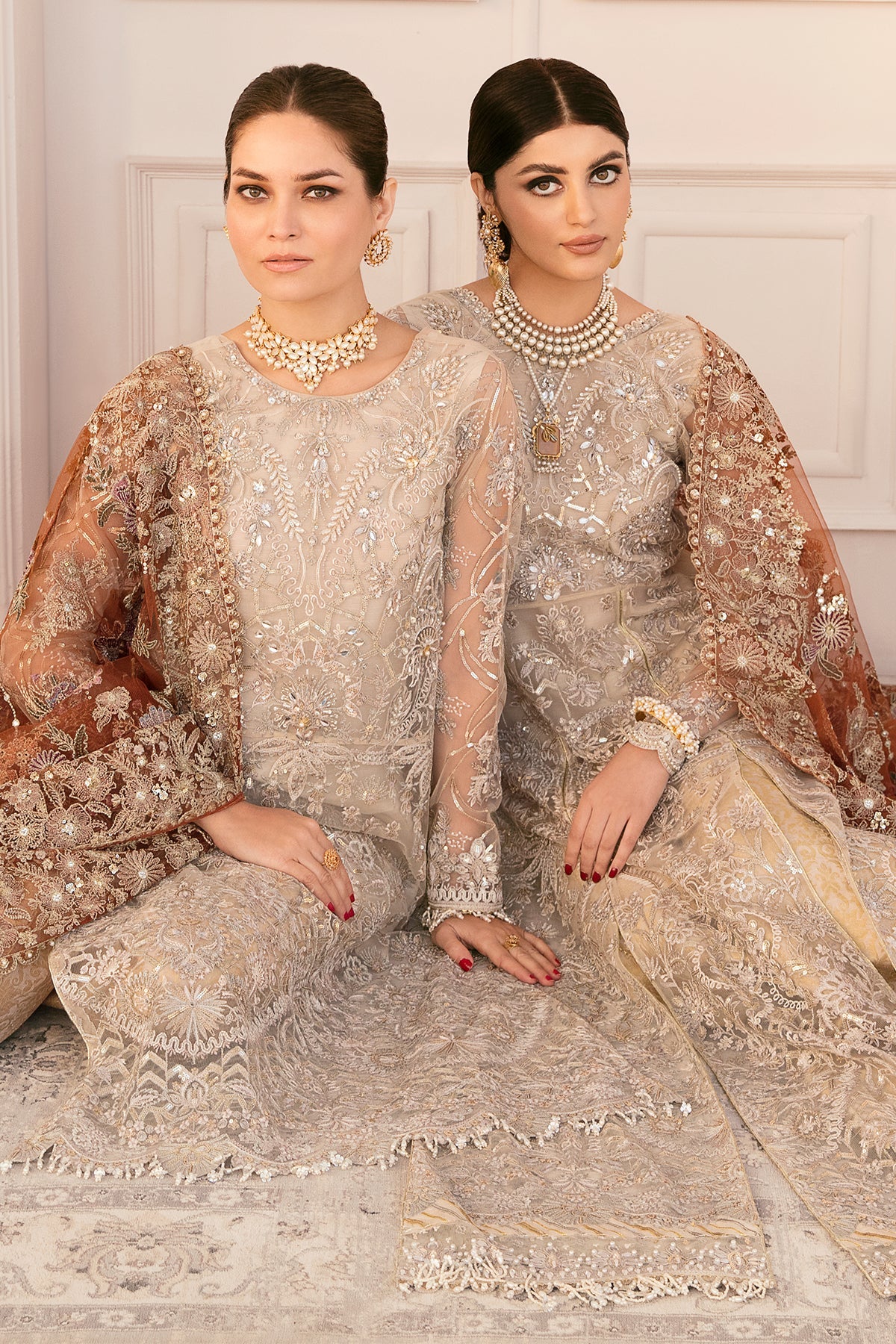 Baroque - Embroidered Net Ch11-03 Unstitched
