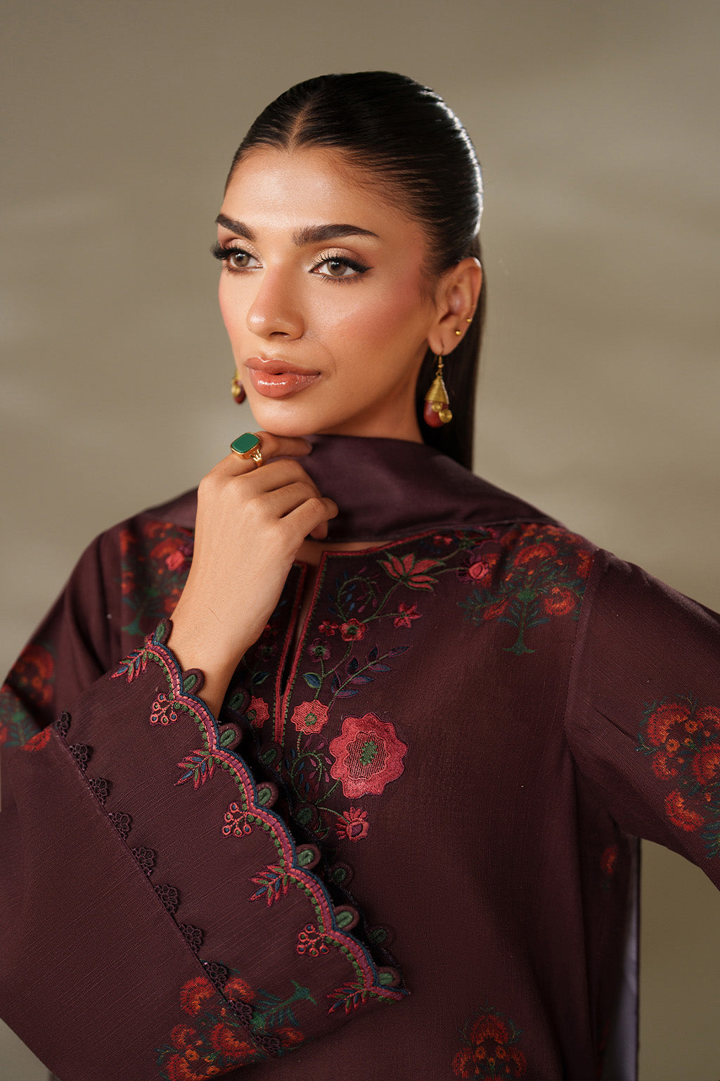 Iznik - Ue-562  Printed Khaddar