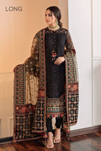 Baroque - Embroidered Chiffon Ch09-04 Stitched