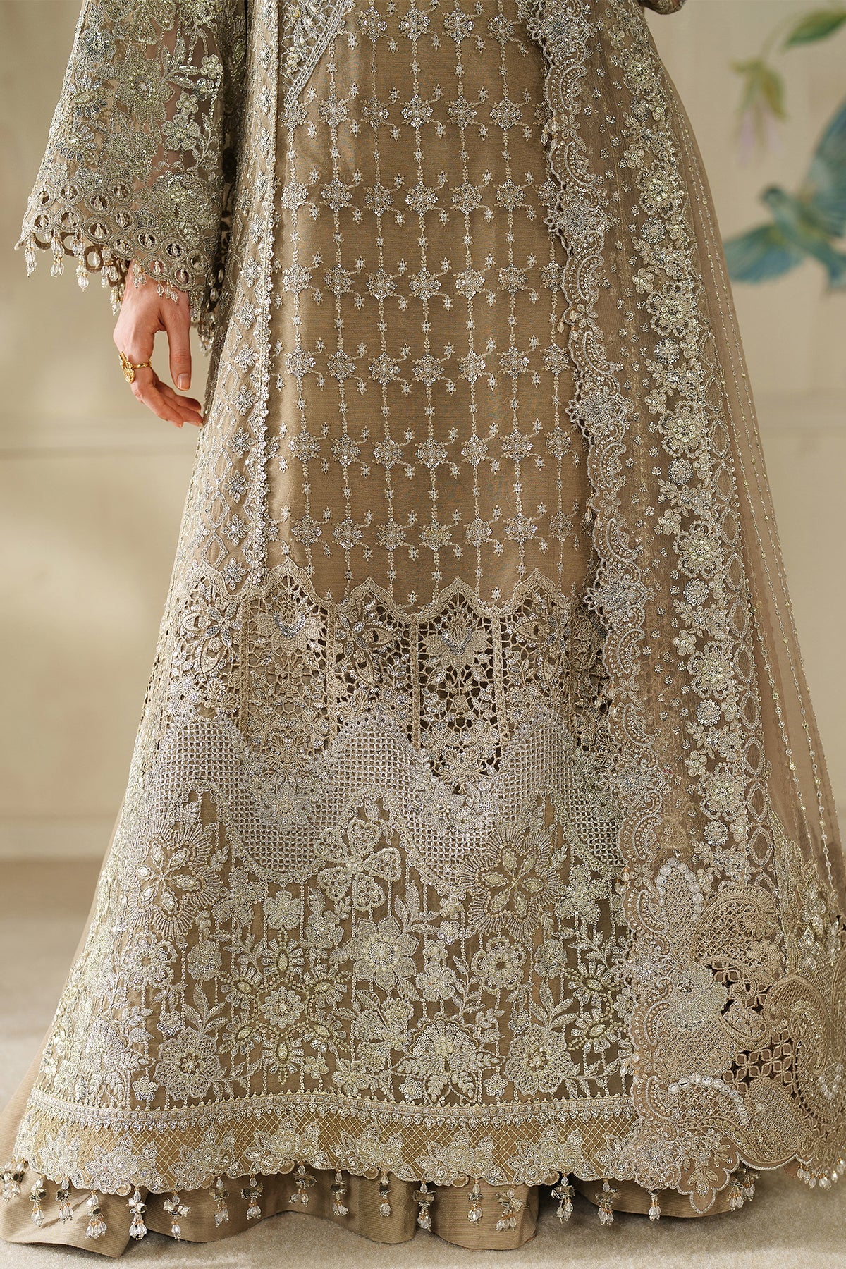 Baroque - Embroidered Chiffon Ch14-08 Unstitched