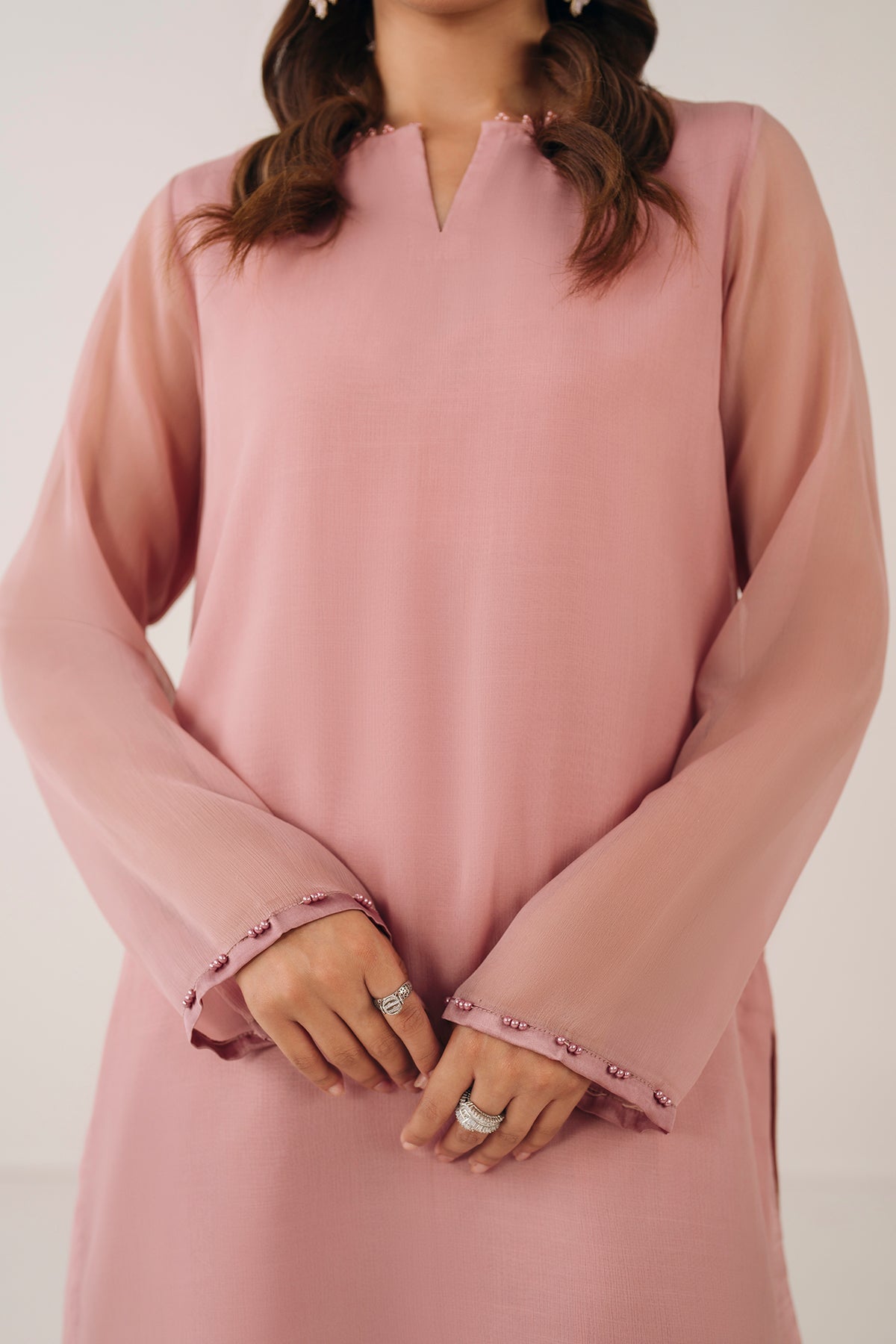 Baroque - Plain Chiffon Shirt PR-1116