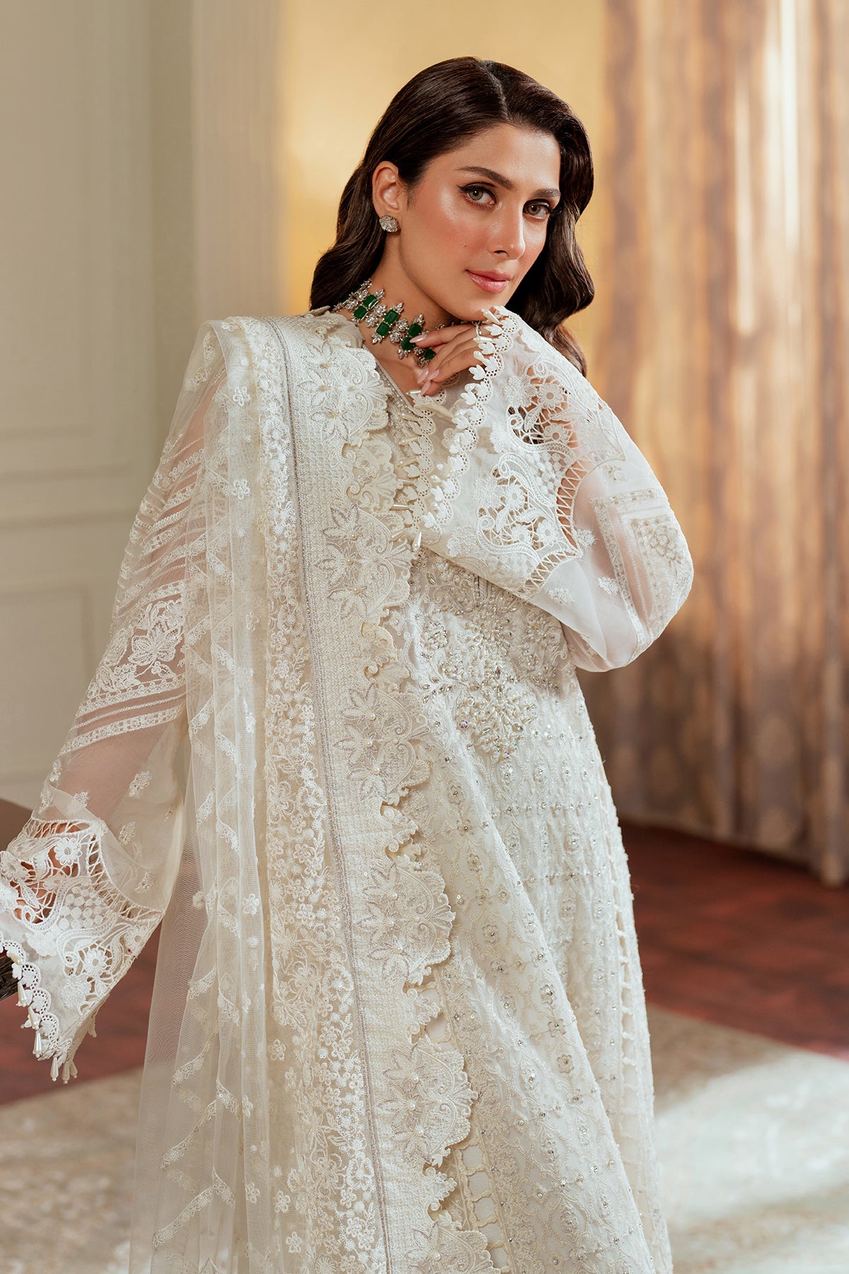 Baroque - Embroidered Chiffon Ch13-02 Stitched