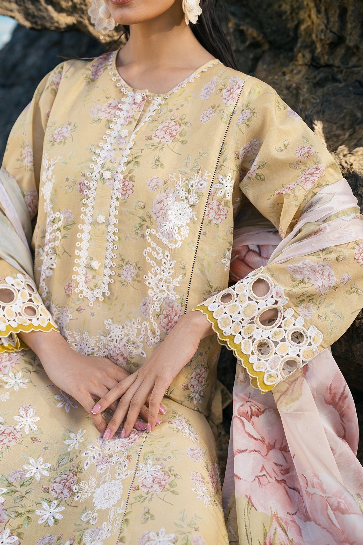 Baroque - Embroidered PRinted Lawn UF-4110
