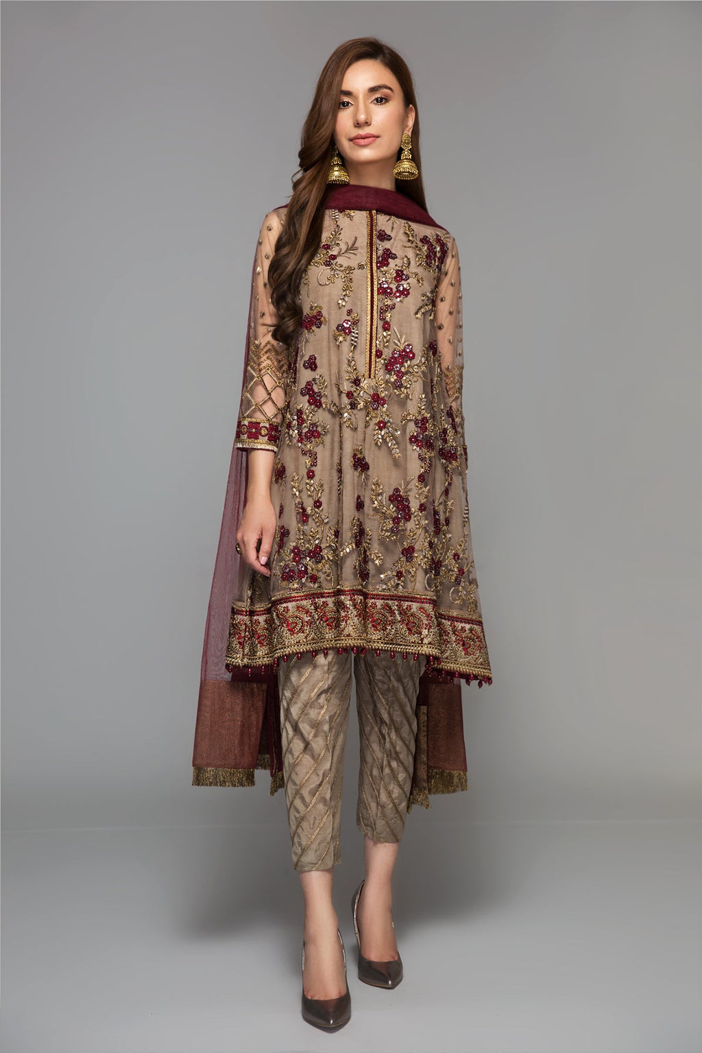 Baroque - Embroidered Net UF-14
