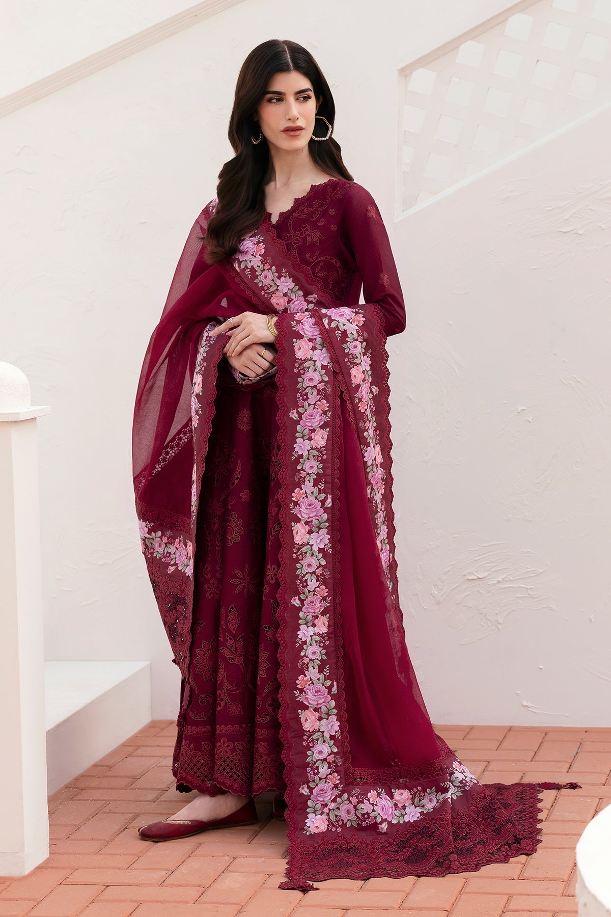 Baroque - Embroidered Lawn El-D05 Stitched