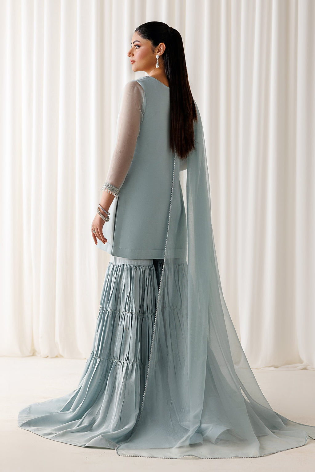 Baroque - Embroidered Chiffon En-1294
